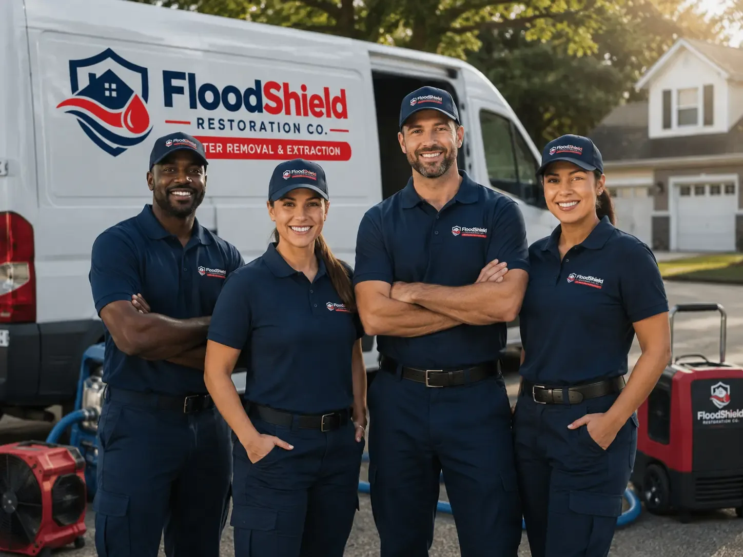 Flood Damage Restoration company in Dunlow, WV